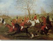 unknow artist Classical hunting fox, Equestrian and Beautiful Horses, 235. oil painting reproduction